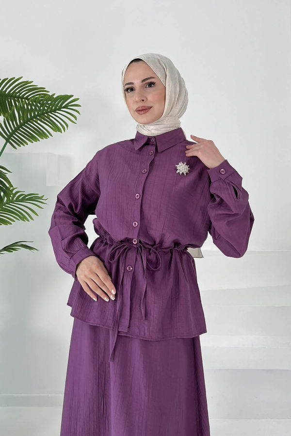 Bröşlü Etekli Takım - 27008