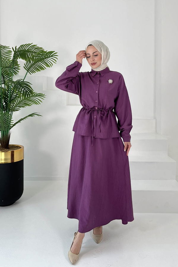 Bröşlü Etekli Takım - 27008