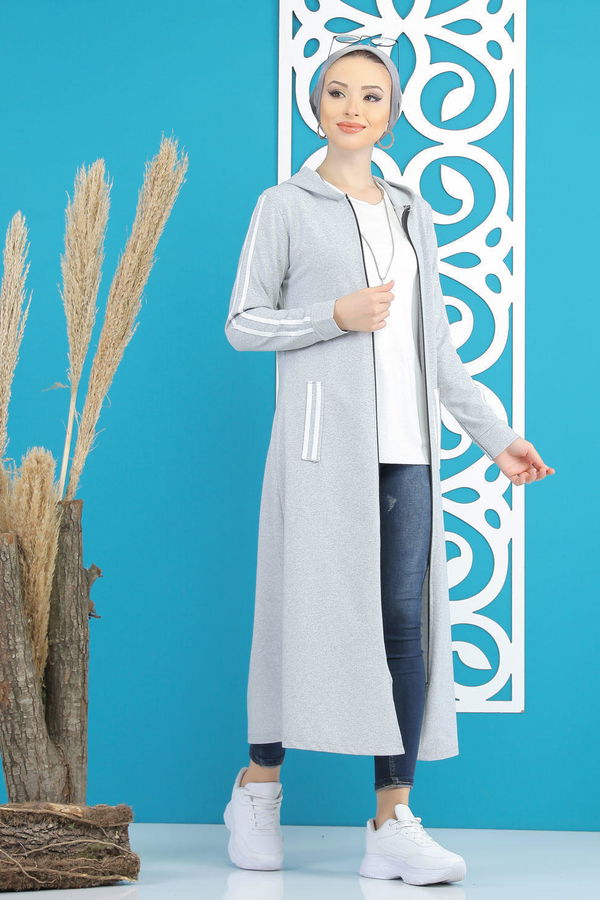 Abaya Gray - 4114