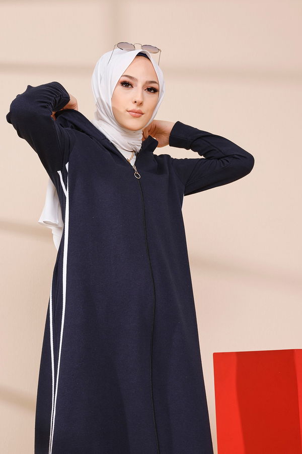 Abaya Dark Blue - 4187