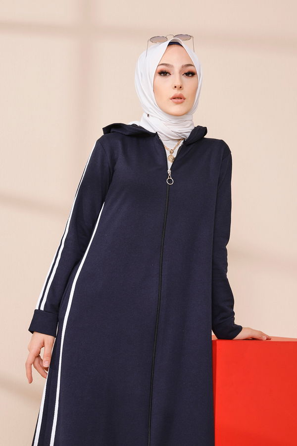 Abaya Dark Blue - 4187