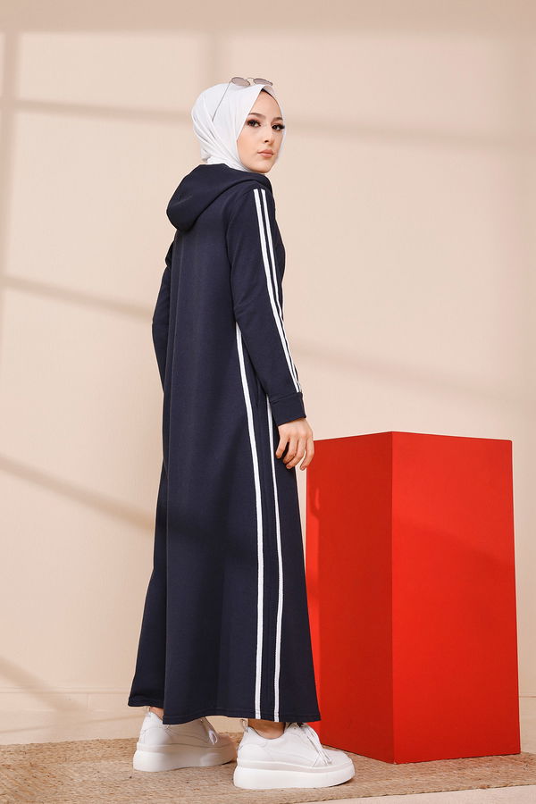 Abaya Dark Blue - 4187