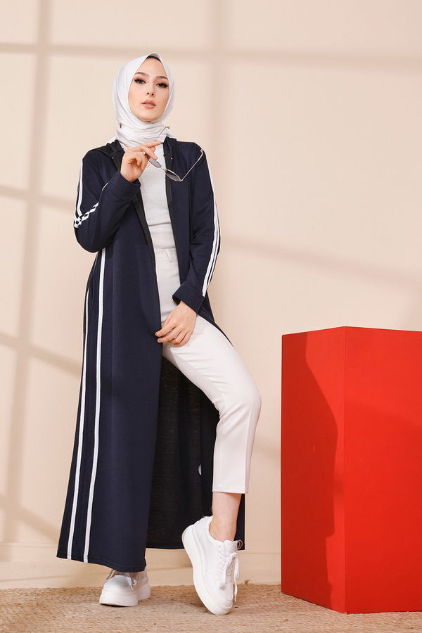 Abaya Dark Blue - 4187