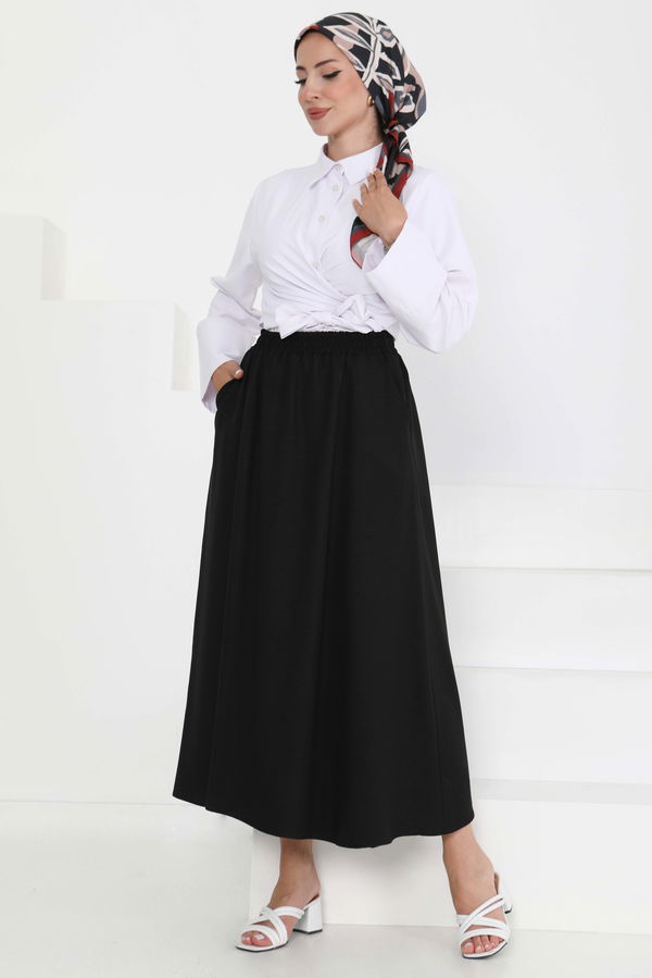 Cepli Keten Etek Siyah - 27294