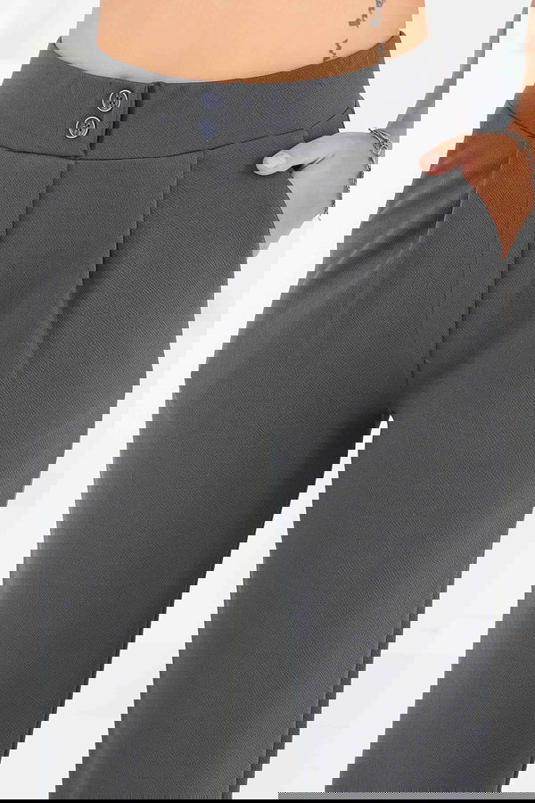 Çift Düğmeli Spor Pantolon - 27352