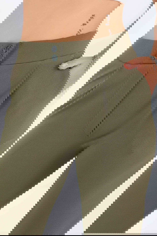 Çift Düğmeli Spor Pantolon - 27352