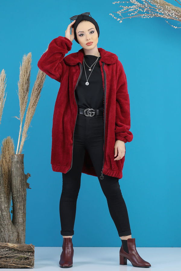 Coat polar claret red - 7778 