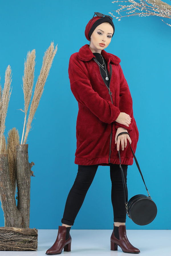 Coat polar claret red - 7778 