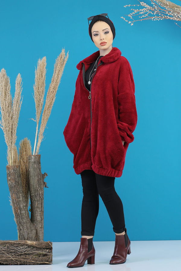 Coat polar claret red - 7778 