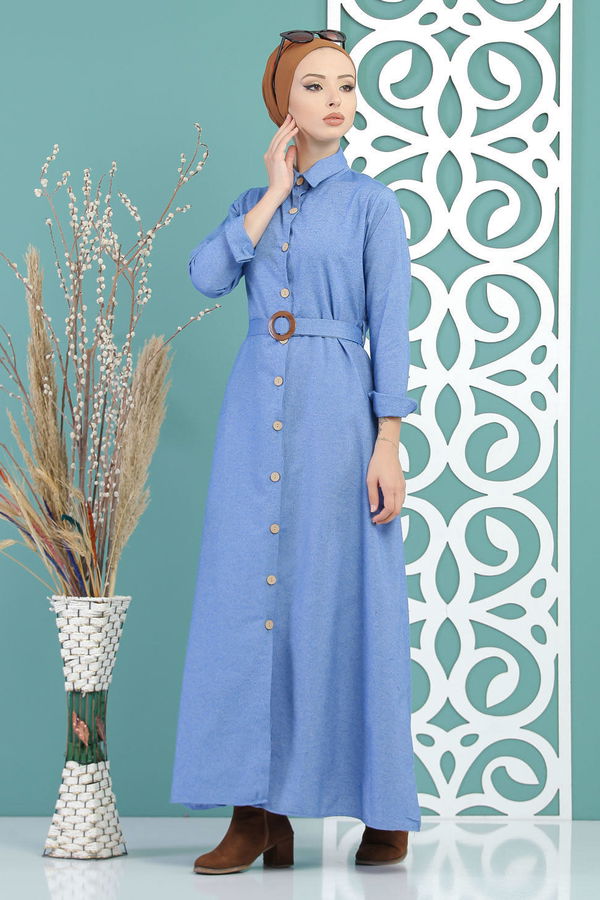 Dress belt blue - 02 7707 