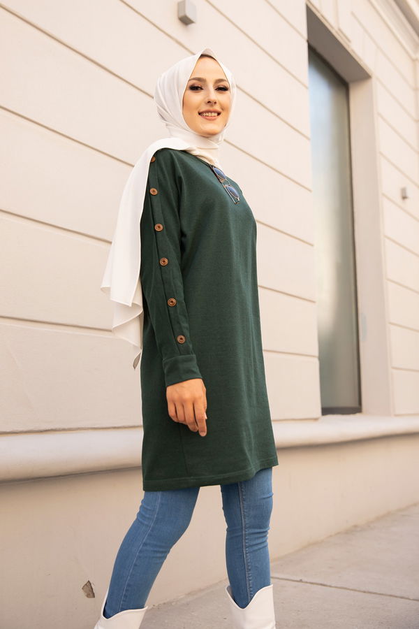 Tunik Koyu Zumrut - 2811