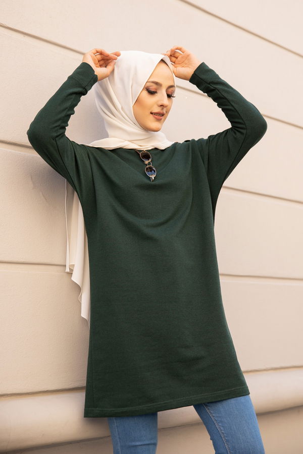 Tunik Koyu Zumrut - 2811