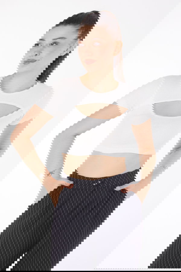 Crop Beyaz - 25852