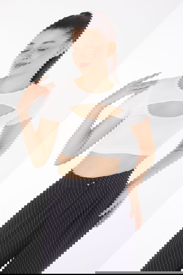 Crop Beyaz - 25852