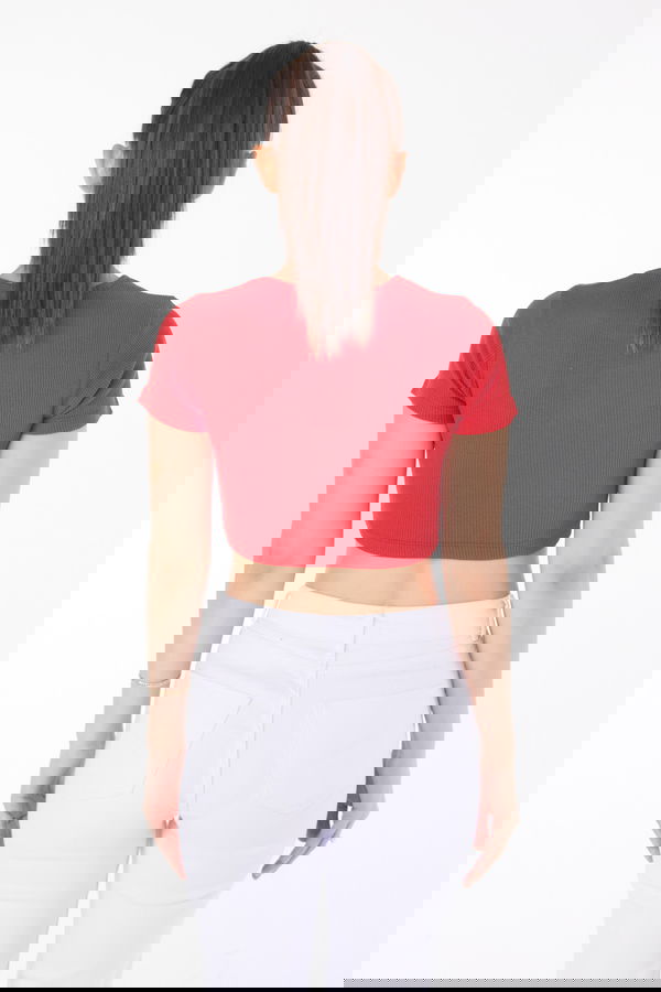 Crop Kirmizi - 25852