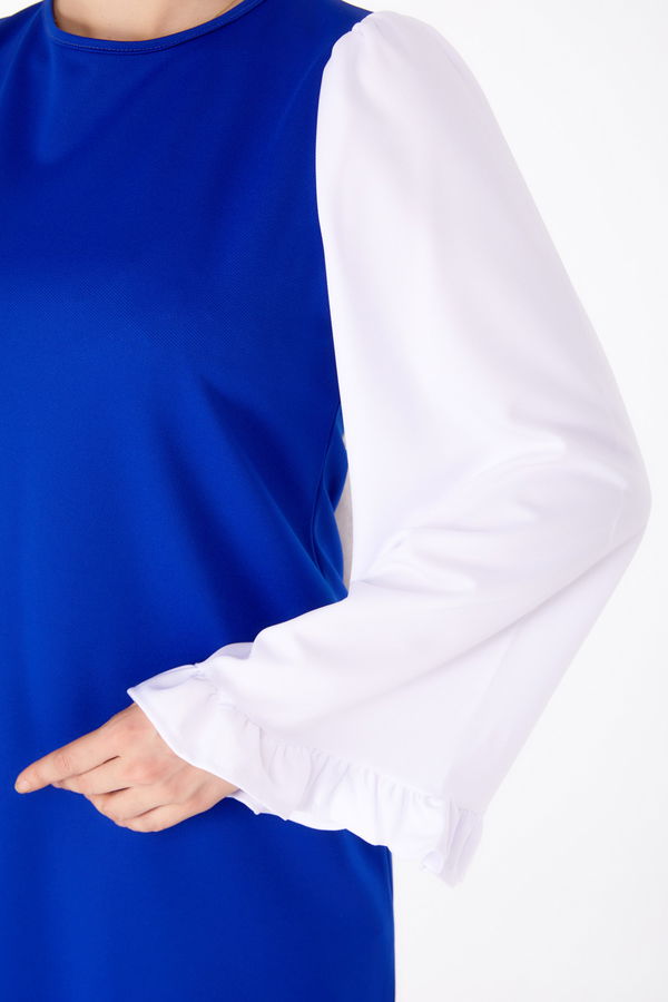 Tunik Pantolon İkili Takım Saks - 13198