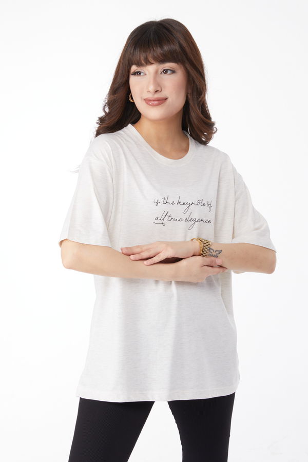 Baskılı T-shirt Tas - 25169