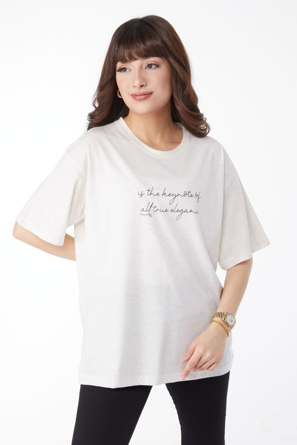 Baskılı T-shirt Tas - 25169