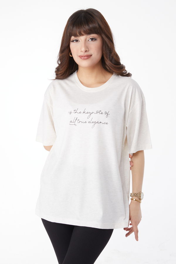Baskılı T-shirt Tas - 25169