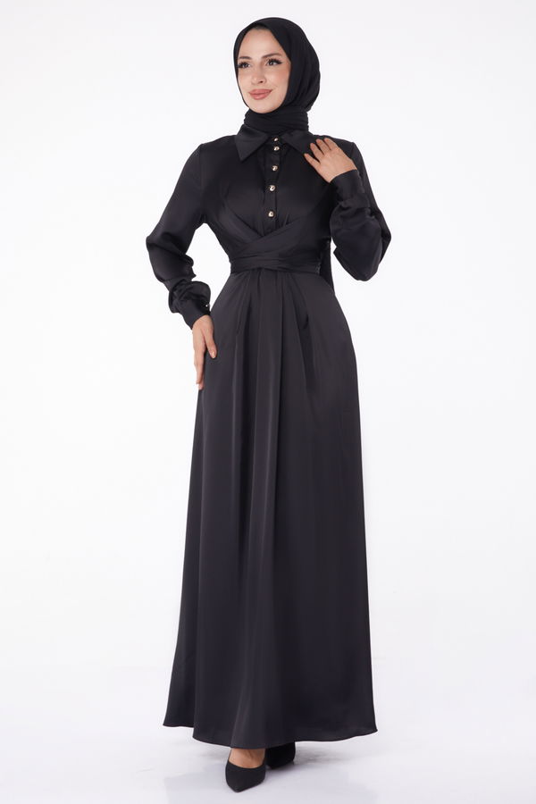 Abiye Elbise Siyah - 26194