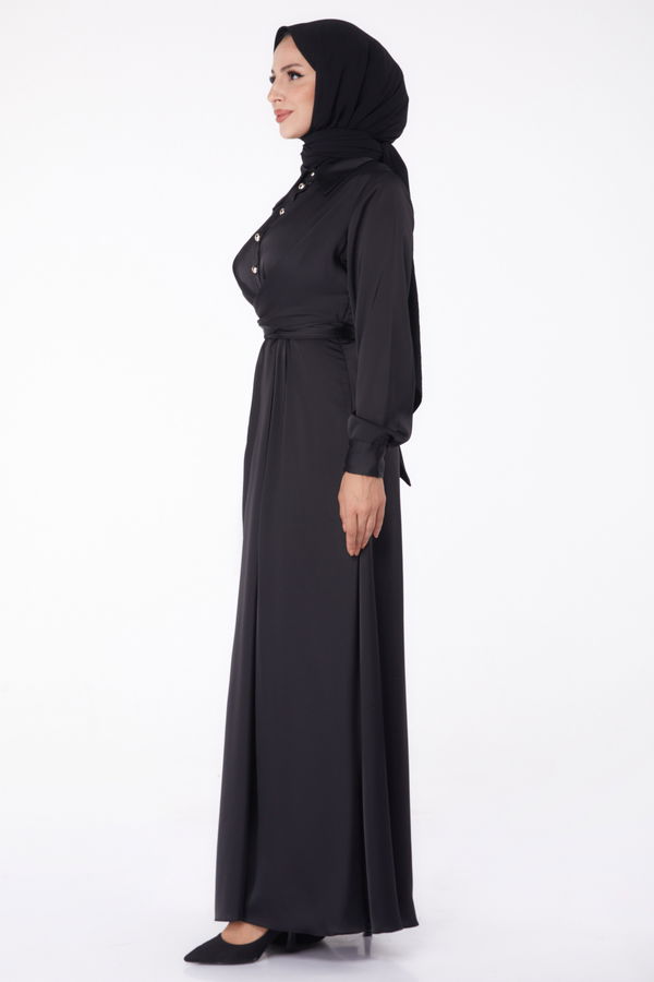 Abiye Elbise Siyah - 26194