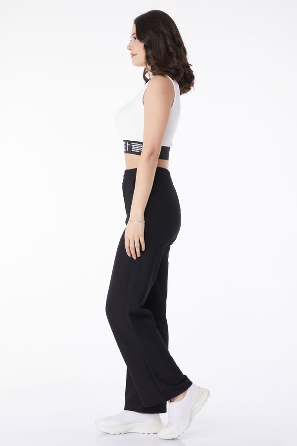 Lastikli Crop Beyaz - 25232