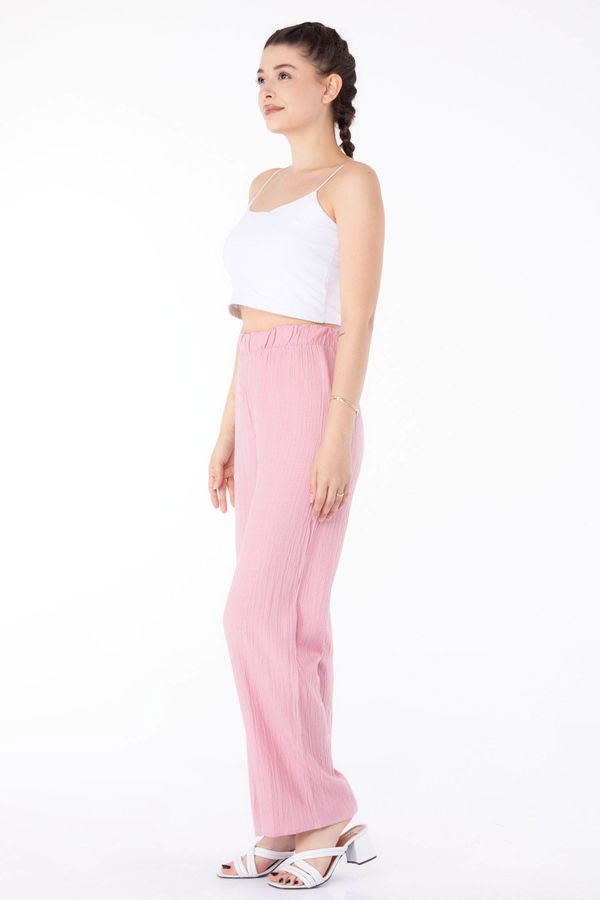 Salaş Pantolon Gül - 25627