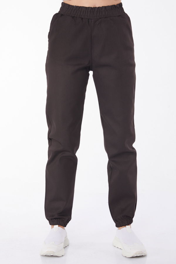 Lastikli Kot Pantolon Kahve - 25922