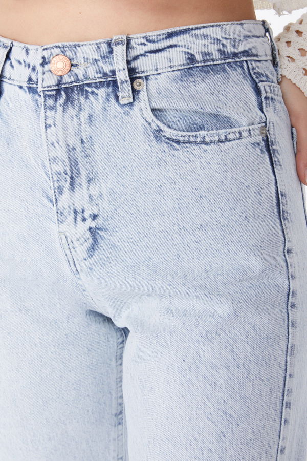 Mom Jeans Kot Pantolon Kotrengi - 50009