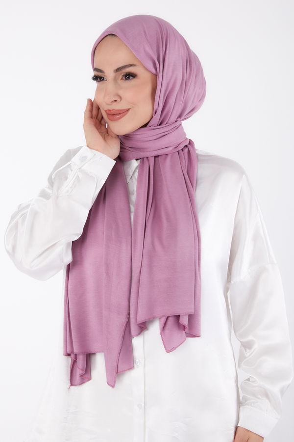 Penye Şal Koyu Lila - 23353