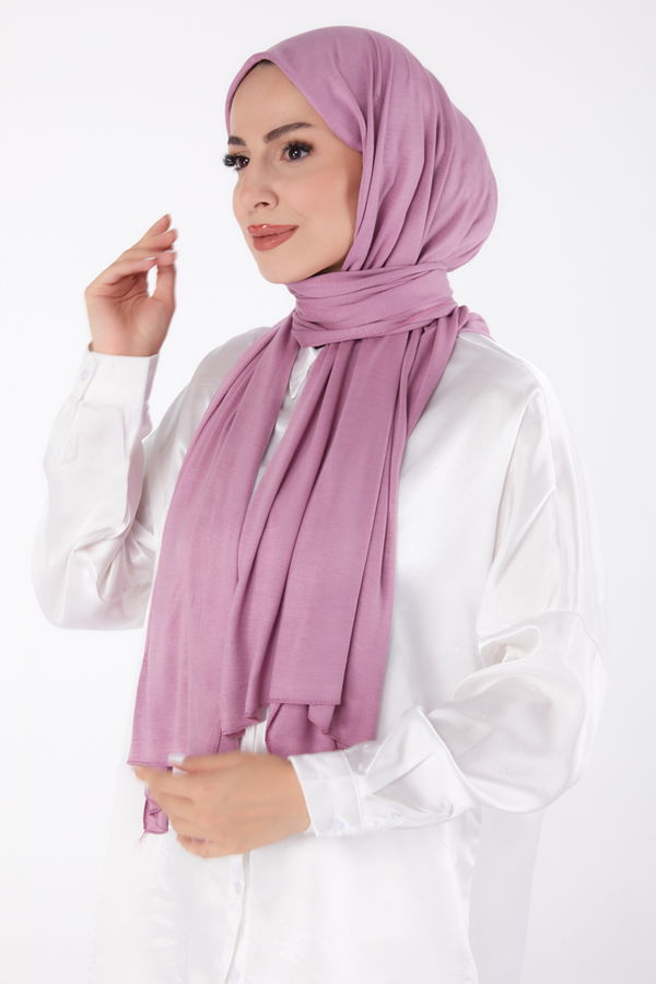 Penye Şal Koyu Lila - 23353