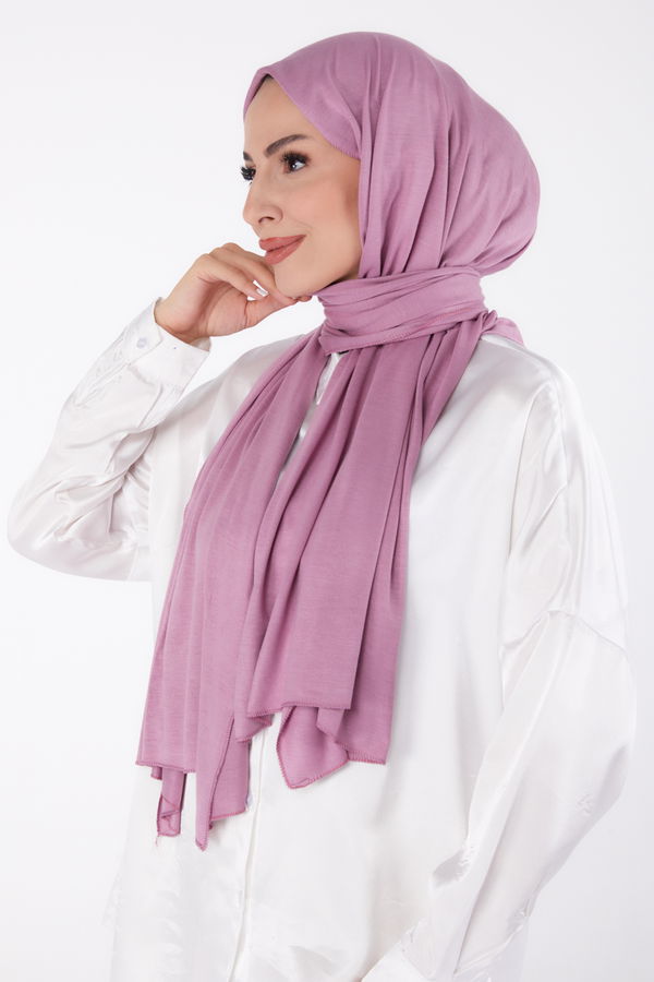 Penye Şal Koyu Lila - 23353