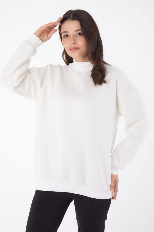 Sweatshirt Beyaz - 26047