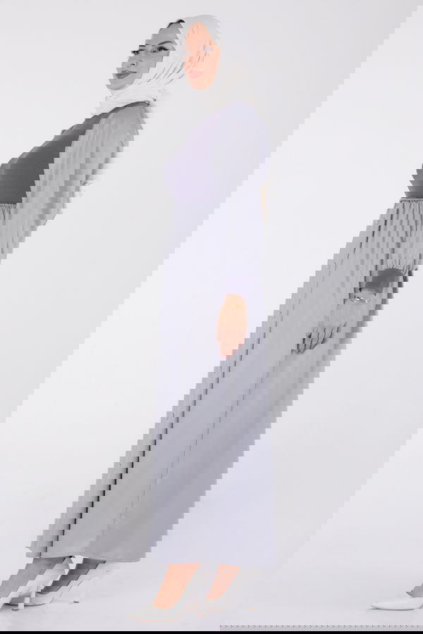 Elbise Gri - 13336