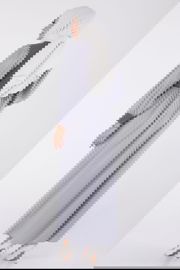 Elbise Gri - 13336