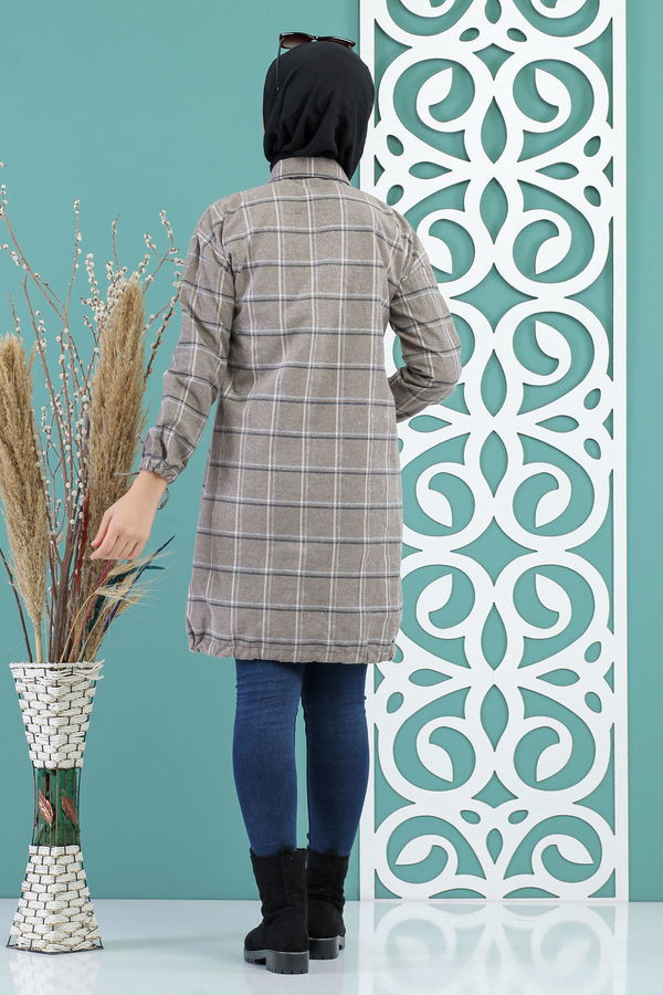 Ekose Tunik Vizon - 02 7686