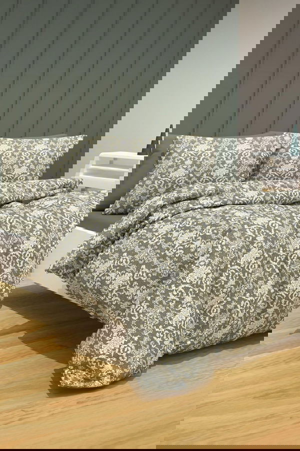 Haki Cift Kişilik Nevresim Seti - 24910