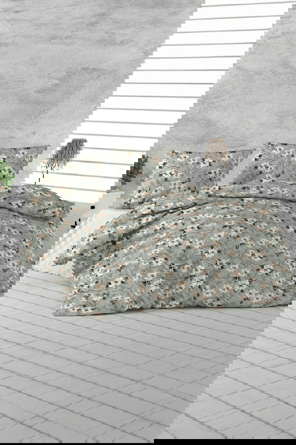 Haki Çift Kişilik Nevresim Seti - 25352