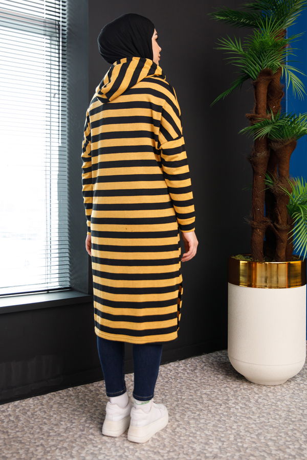 Hooded Tunic Mustard - 3481