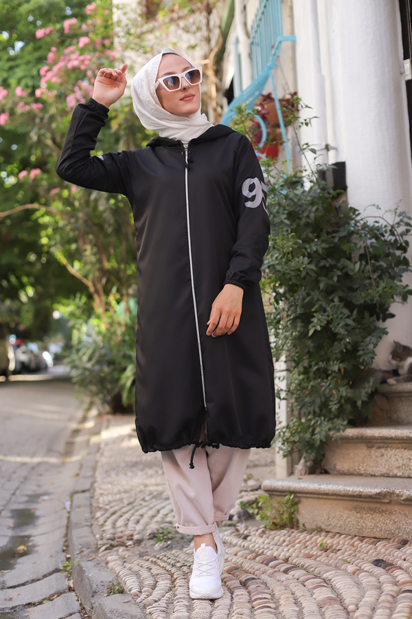 KAPSONLU KAP Siyah - 7087