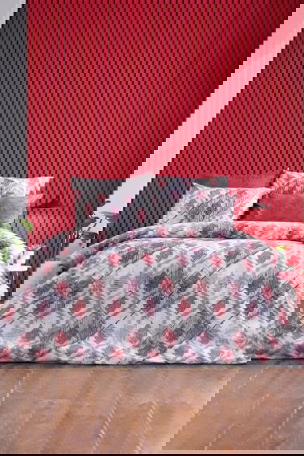 Kirmizi Çift Kişilik Nevresim Seti - 24786