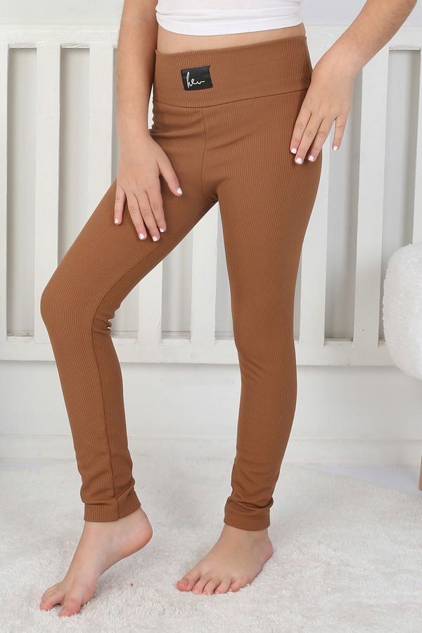 Kız Çocuk Kahve Kız Çocuk Tayt - 26728