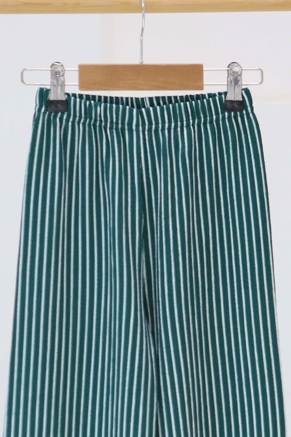 Kız Çocuk Zumrut Çizgili Pantolon - 27306