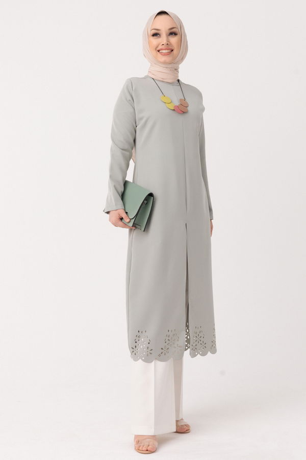 LAZER KESIM ELBISE Mint - 3546