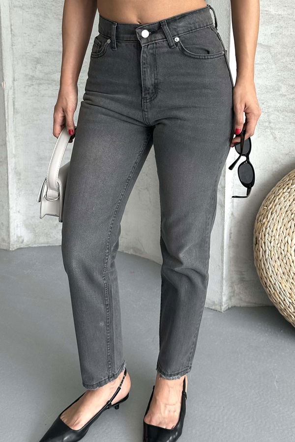 Mom Kot Pantolon Füme - 27302
