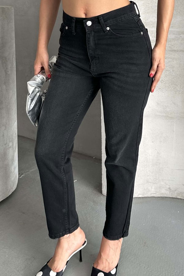 Mom Kot Pantolon Siyah - 27302