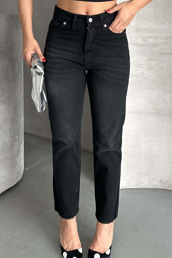 Mom Kot Pantolon Siyah - 27302