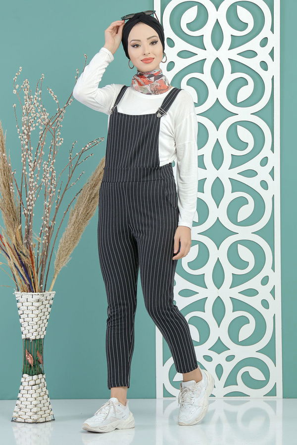 Pants salopet black - 02 7682 