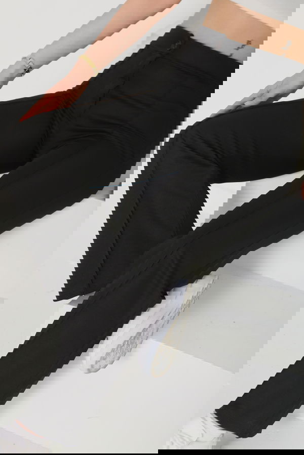 Şerit Detaylı Spor Pantolon Siyah - 27084