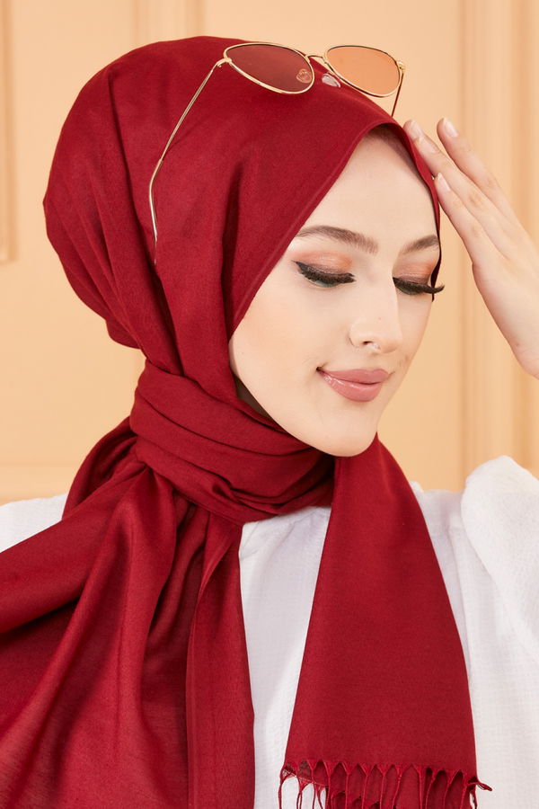 Scarf Claret Red - 20233